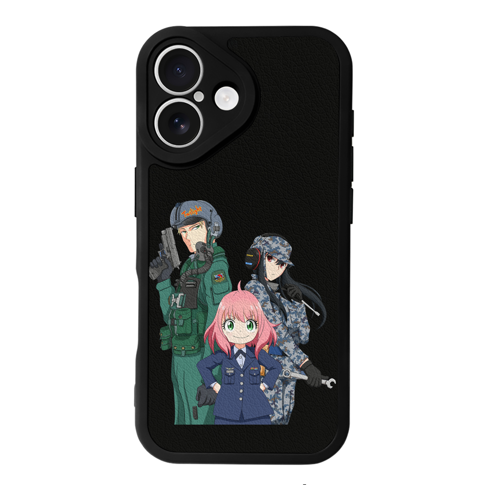 （画像用） SPY×FAMILY间谍家家酒 【iPhone 16シリーズ対応】シリコンスマホケース（レザー調） 材質：シリコン